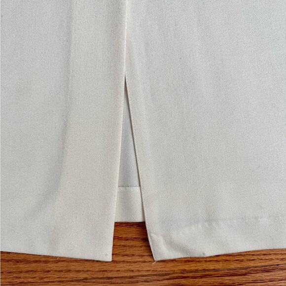 NORTON MCNAUGHTON Vintage Midi Wool Blend Cream Skirt Plus Women’s Size 18P - Picture 9 of 11